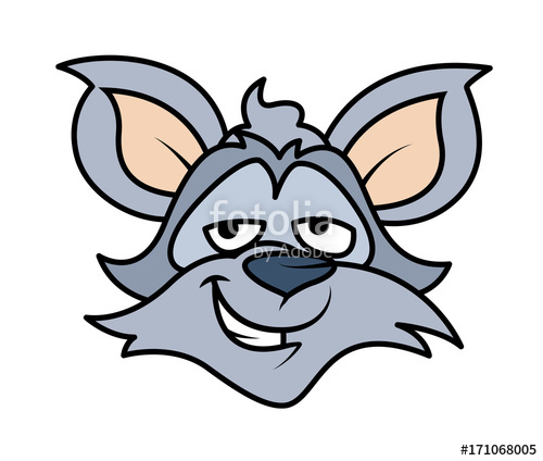 500x424 Smiling Cartoon Raccoon Face Stock Image And Royalty Free Vector