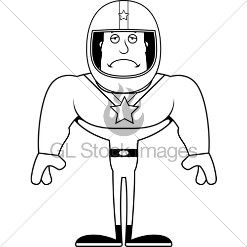 500x500 Cartoon Sad Race Car Driver Gl Stock Images