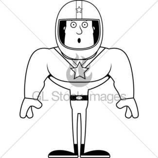 325x325 Cartoon Surprised Race Car Driver Gl Stock Images