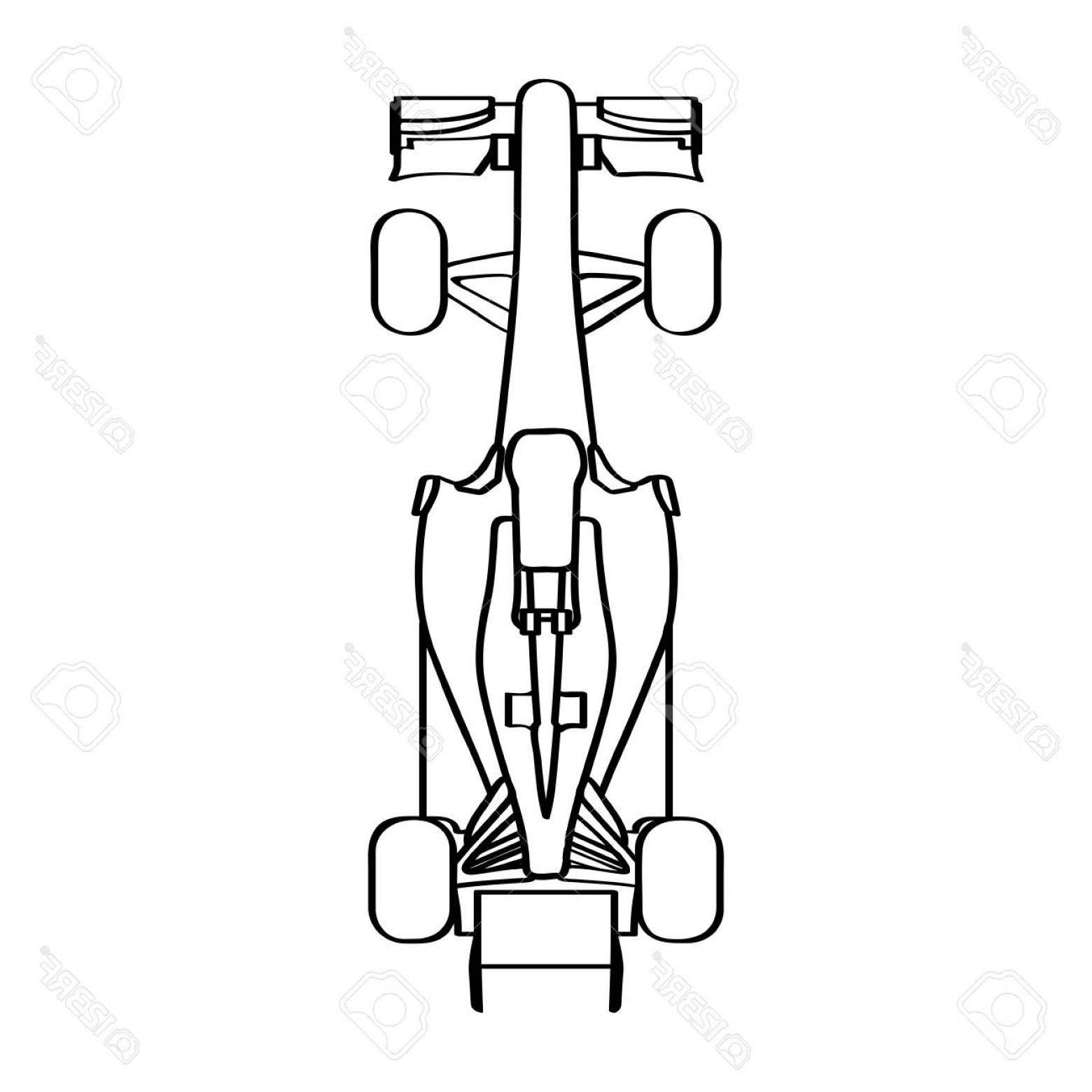 1560x1560 Race Car Outline Vector Catchsplace