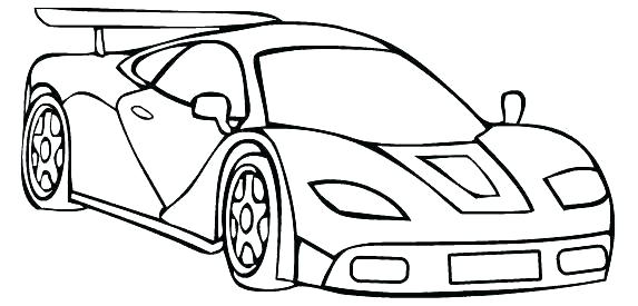 573x275 Car Coloring Pages Printable Race Car Coloring Pages Printable Top