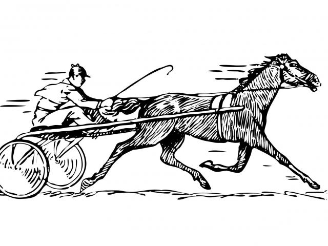 640x480 Horse Racing Clipart Race Night