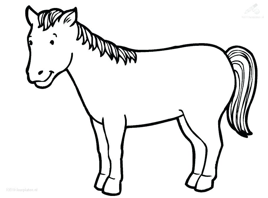 909x670 Coloring Pictures Of Horses