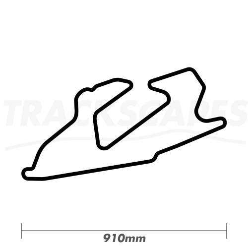 500x500 Bedford Autodrome Gt Circuit Wall Art Track Model