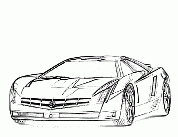 600x464 Racing Cars To Color In And Print