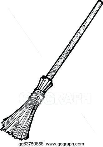 330x470 broom drawing image titled draw a broom step broomstick drawing