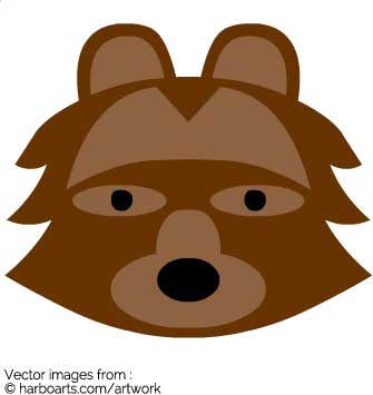 335x355 Download Cartoon Racoon Face