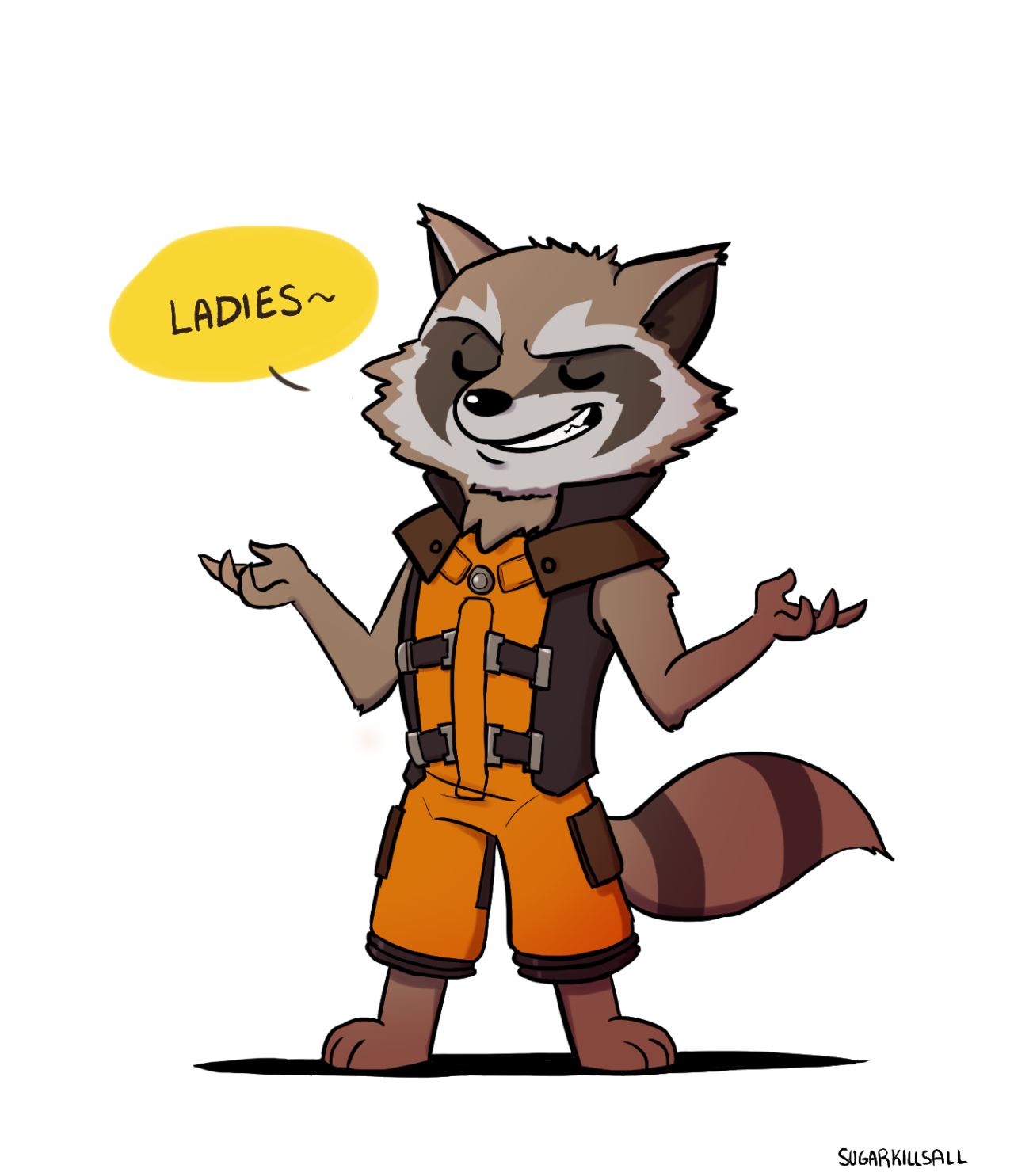 1280x1485 Rocket Racoon Sugarkillsall Took A Stab