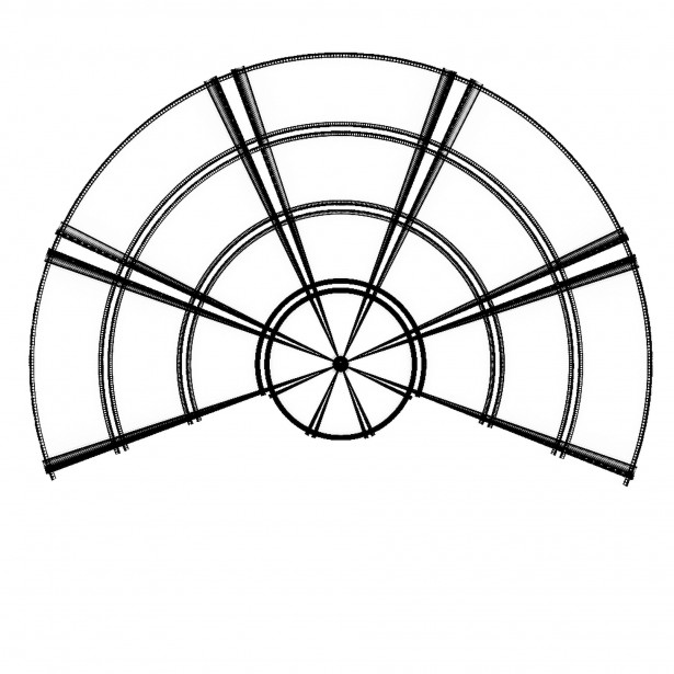 615x615 Fractal Radar Free Stock Photo