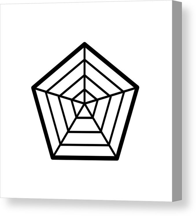 678x750 Radar Chart Icon Canvas Print Canvas Art
