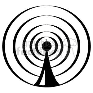 300x300 Black And White Radar Clipart Royalty Free Clipart