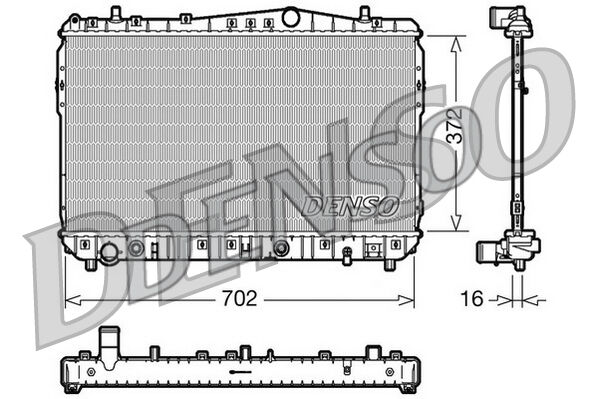 598x399 denso radiator replaces ebay