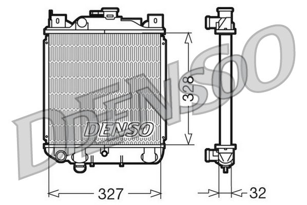 598x399 denso radiator replaces ebay