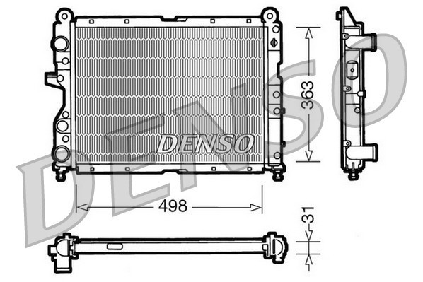 598x399 denso radiator, engine cooling sparkplugs ltd