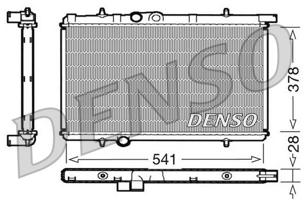 598x399 denso radiator, engine cooling sparkplugs ltd