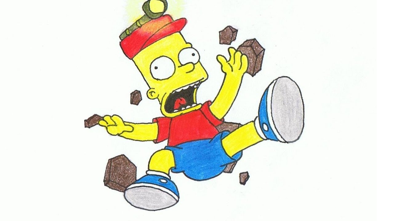 1280x720 Simpsons Drawing