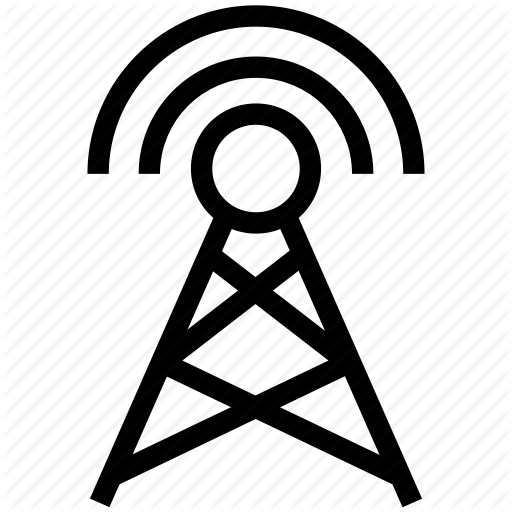 512x512 Collection Of Free Radio Drawing Signal Tower Download On Ui Ex