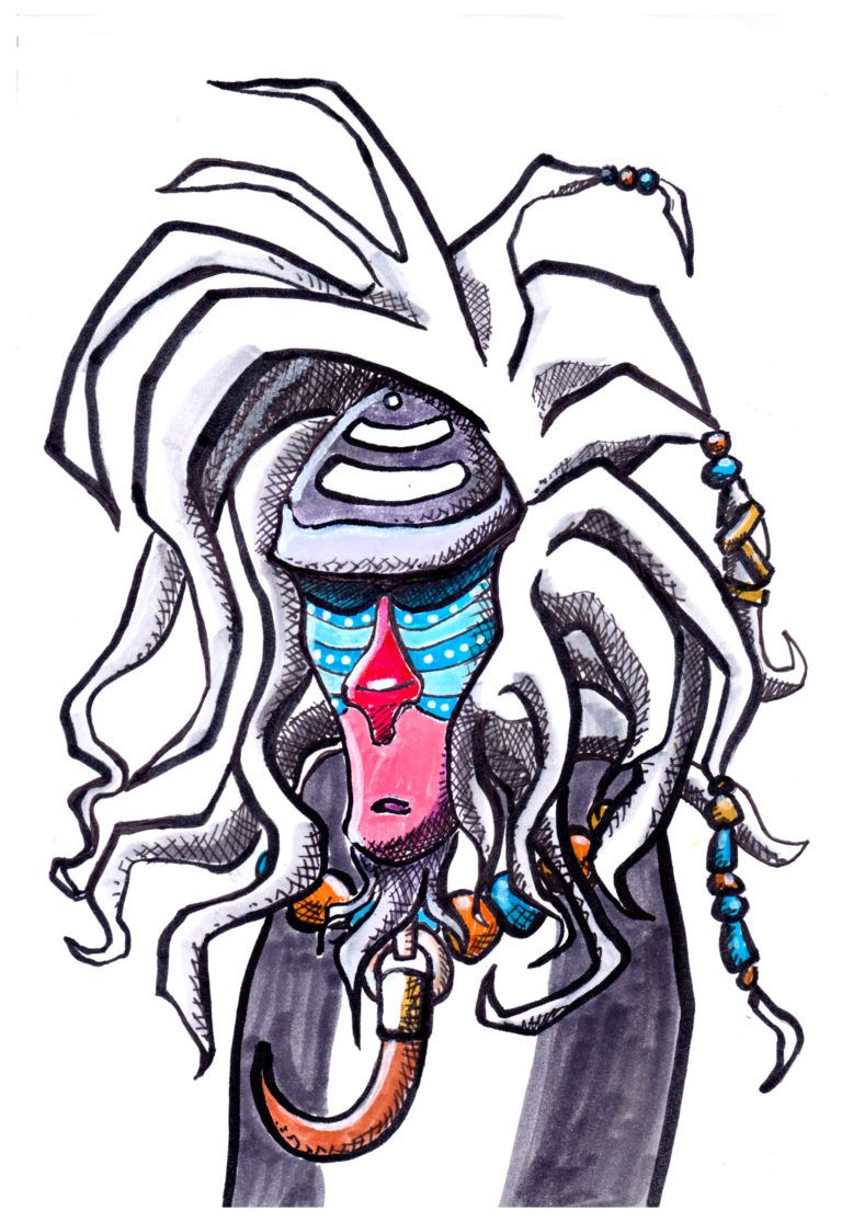 768x1115 Rafiki Meditatingsketchbook