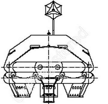 360x347 Hnf A Type Cast Type Inflatable Life Raft Dongtaishi Anhua Life