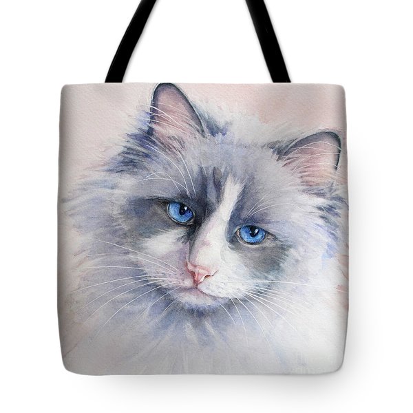 600x600 ragdoll cat tote bags fine art america
