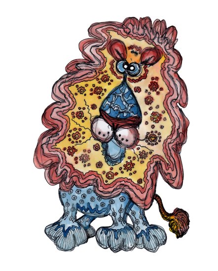 442x550 Ragdoll Lion Posters