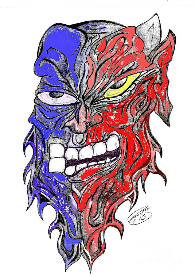 635x900 Colorful Fight The Rage Drawing