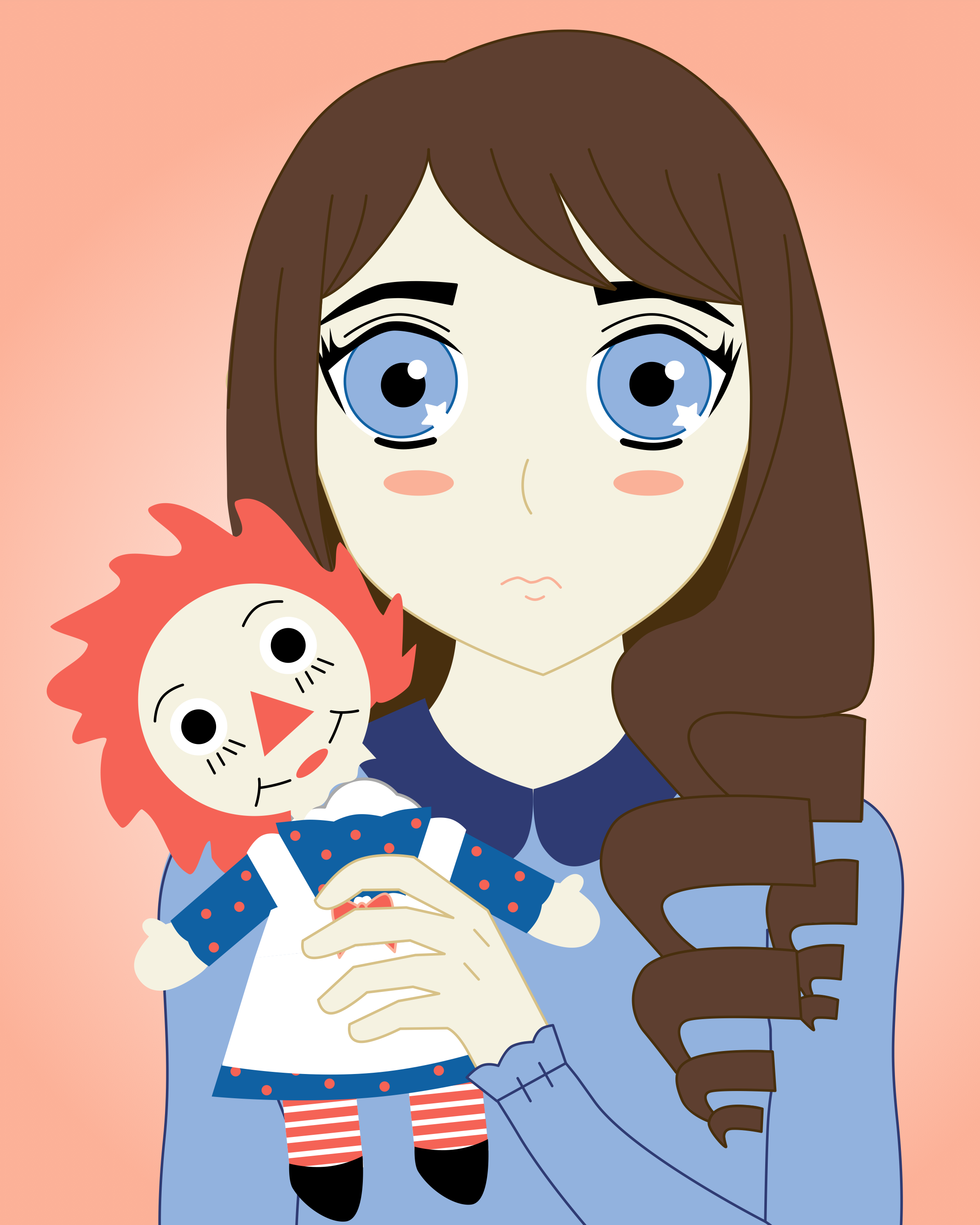 2304x2880 What's Wrong With My Raggedy Ann