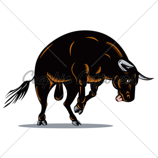 325x325 raging bull charging drawing gl stock images
