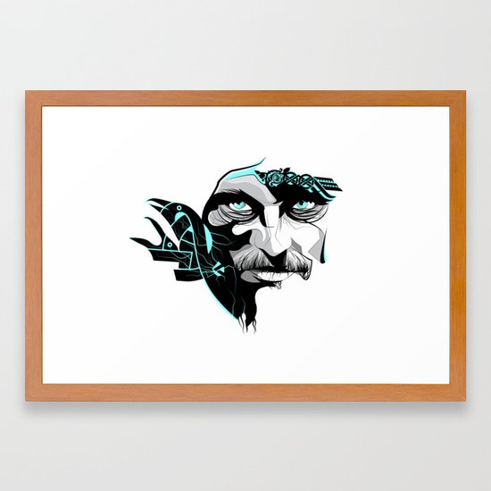 550x550 King Ragnar Framed Art Print