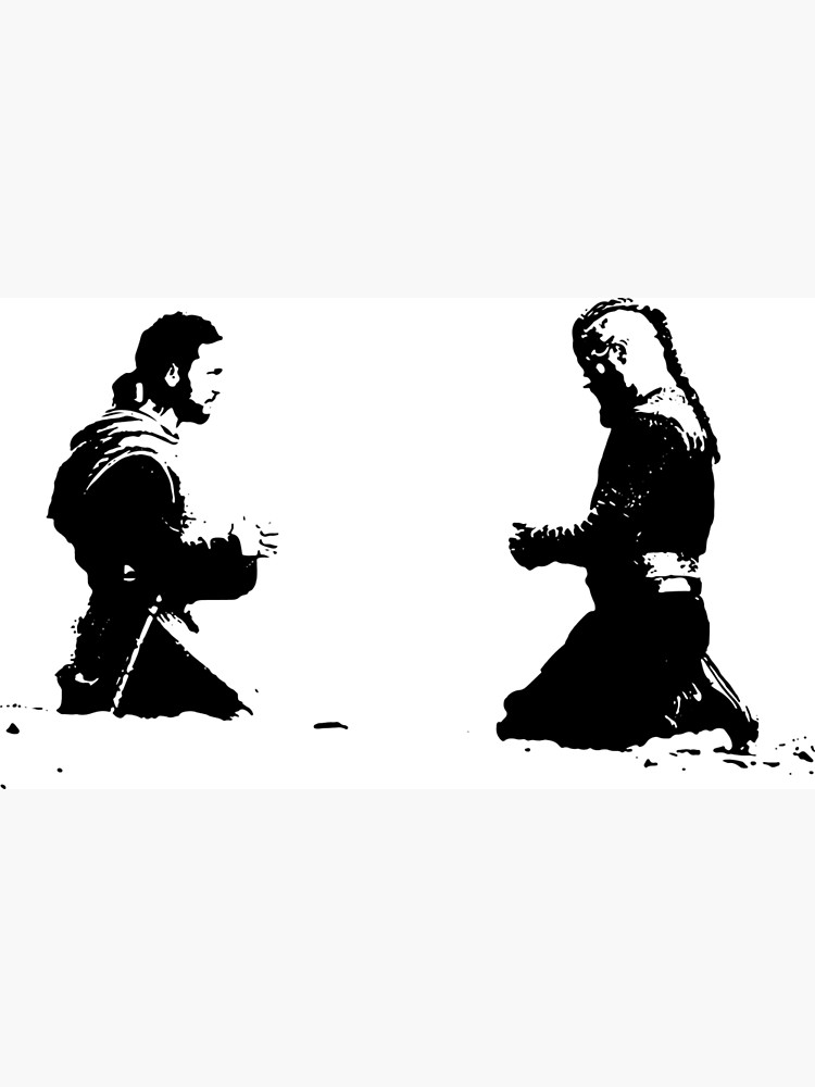 750x1000 Ragnar Lothbrok And Athelstan Canvas Print