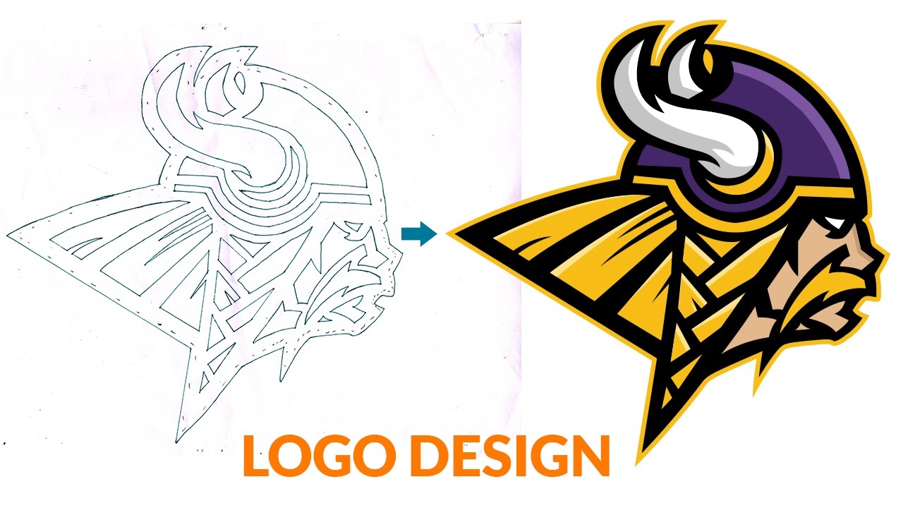 1280x720 Vikings Logo Design