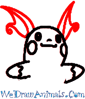 300x350 How To Draw Raichu Pokemon