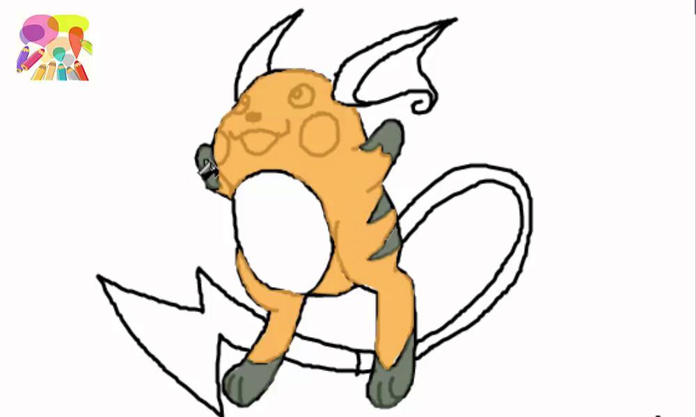 1000x600 Video Learn To Draw Raichu Pokemon How To Drawing