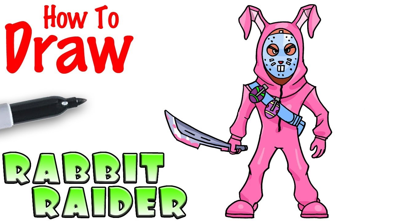 1280x720 How To Draw The Rabbit Raider Fortnite