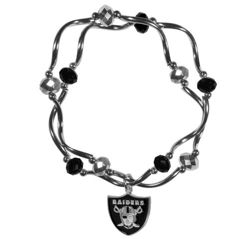 480x480 oakland raiders crystal bead bracelet mr sports wear