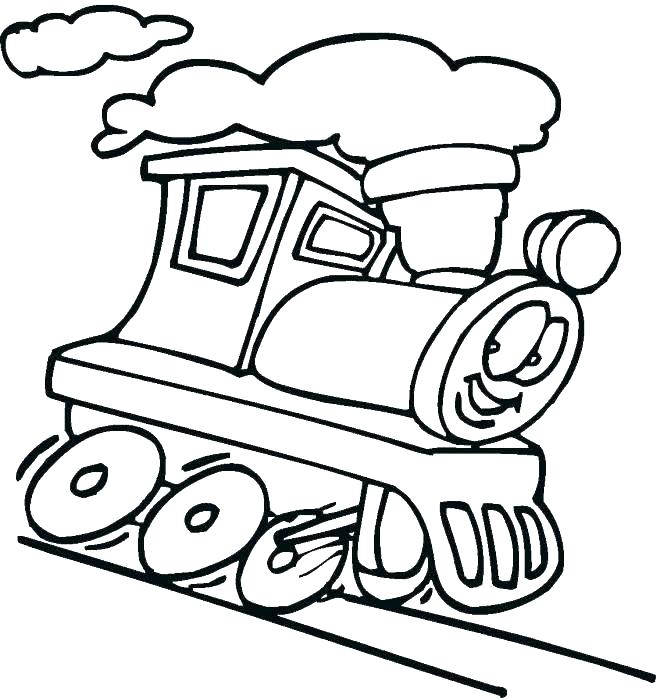 660x698 Train Tracks Coloring Pages Train Printable Coloring Pages