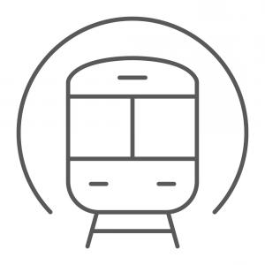 300x300 Journey Subway Train Line Icon Vector Hoodamathrun