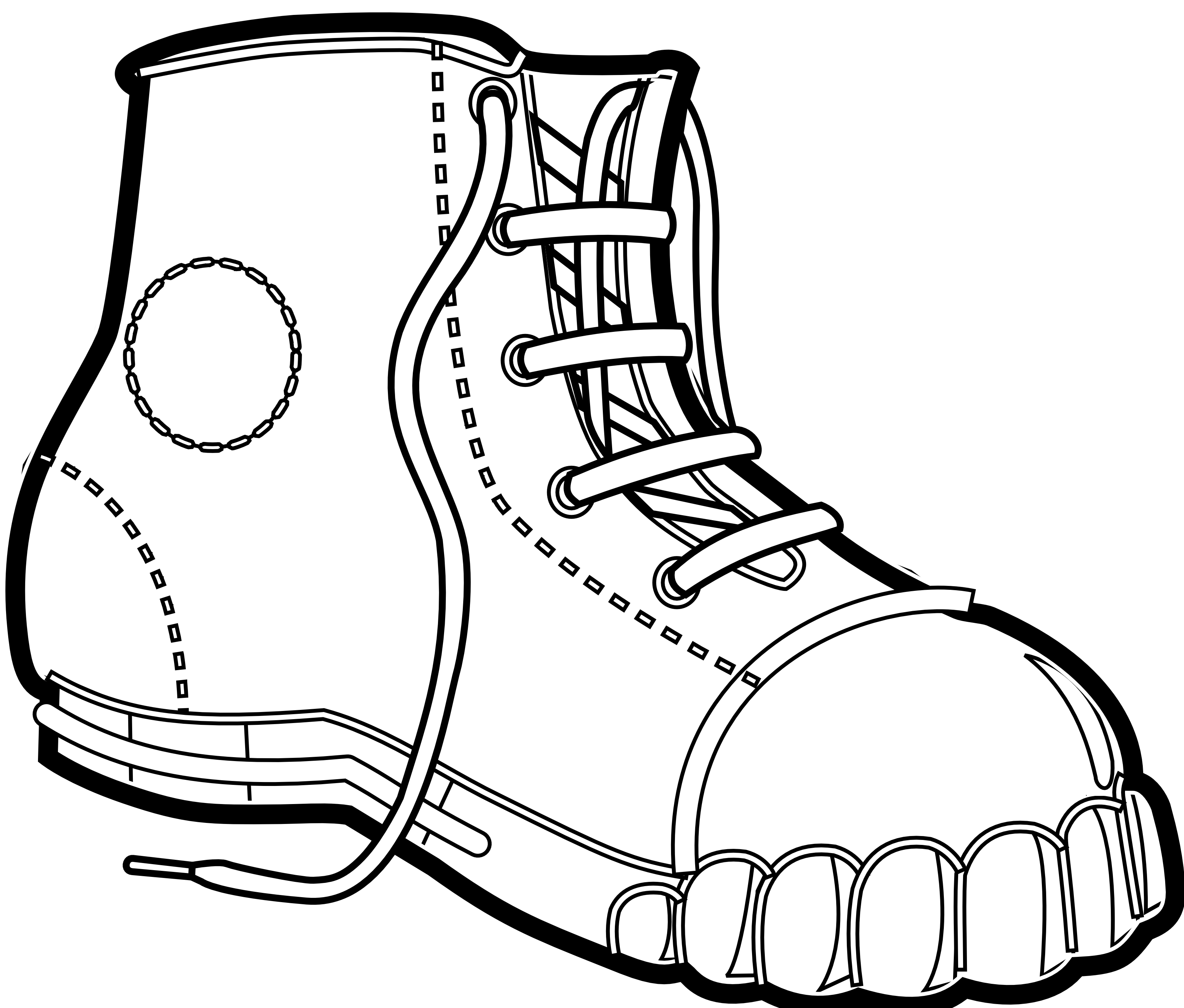 3333x2837 Collection Of Free Drawing Boots Shoe Download On Ui Ex