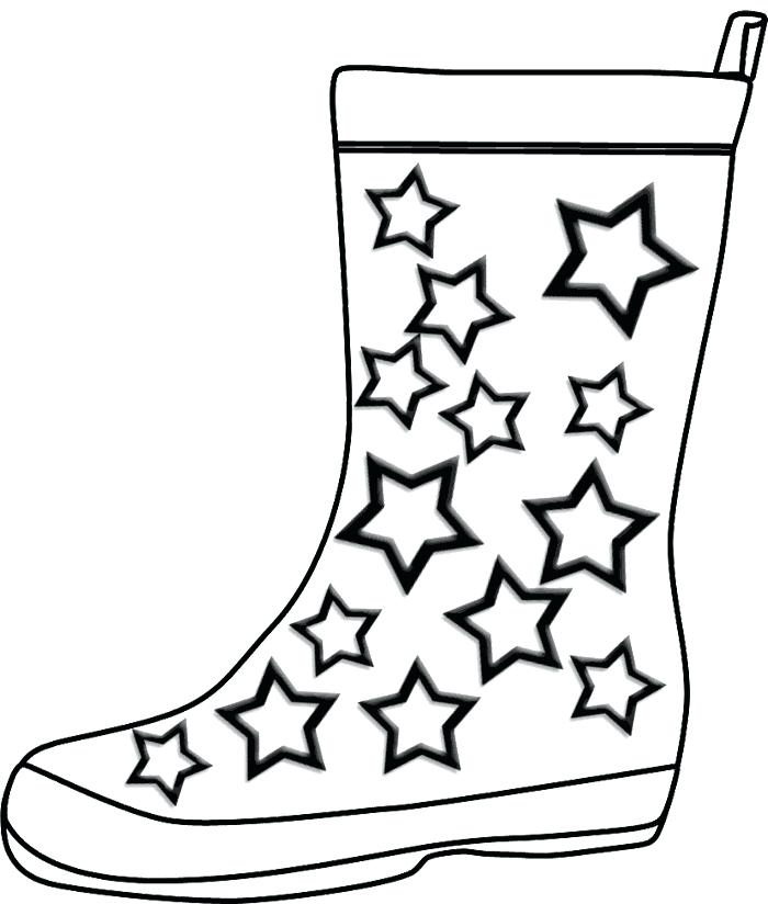 700x824 Rain Boots Coloring