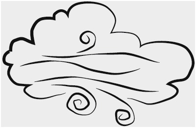 400x261 Cloud Clipart Black And White Beautiful Rain Clouds Drawing