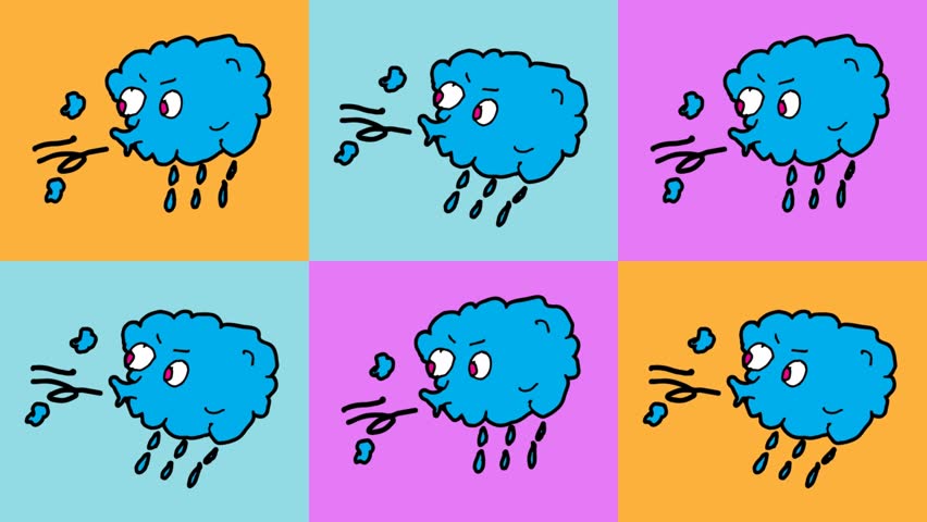 852x480 Kids Drawing Seamless Background With Stock Footage Video