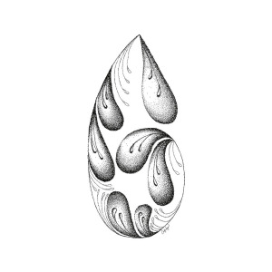 300x300 Inside The Rain Drop Drawing