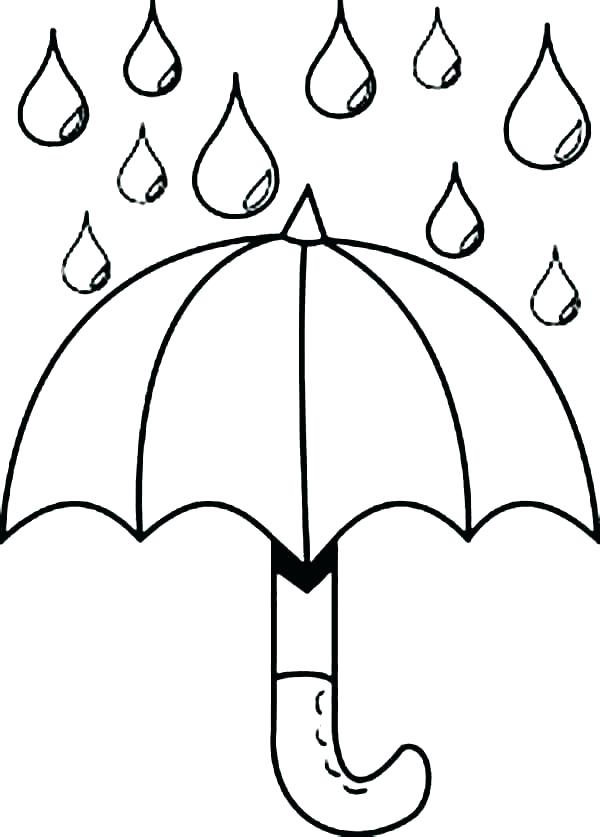 600x837 Raindrop Shape Outline Drawing Blue Rai