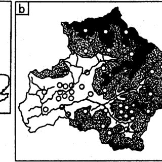 320x320 A The Location Of The Brue Catchment Within The Uk