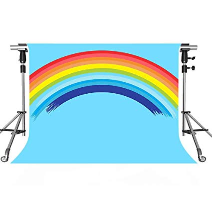 425x425 Buy Cartoon Drawing Backdrop Rainbow Blue Sky Photography