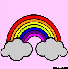 236x240 cartoon rainbow drawing rainbow in rainbow drawing