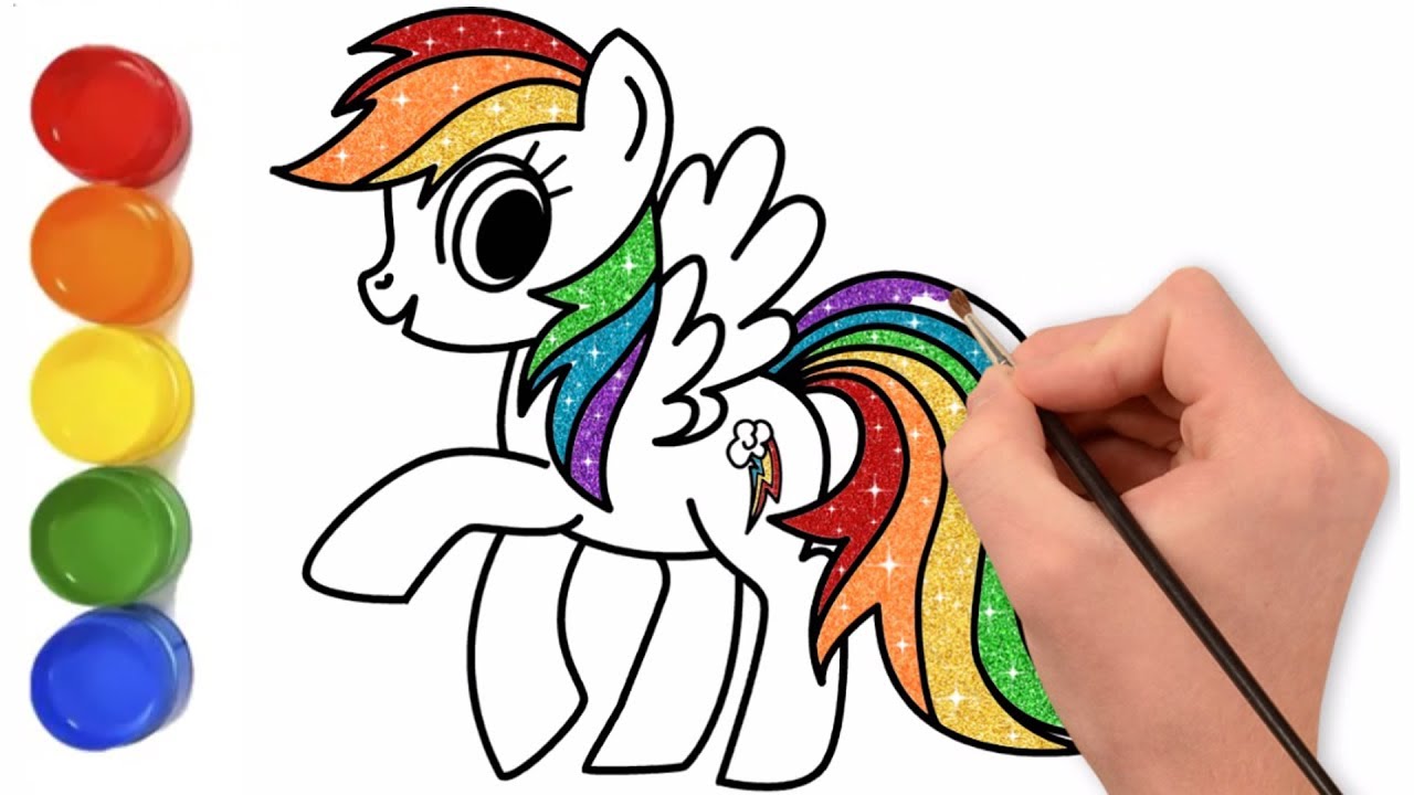 1280x720 How To Draw My Little Pony Rainbow Dash