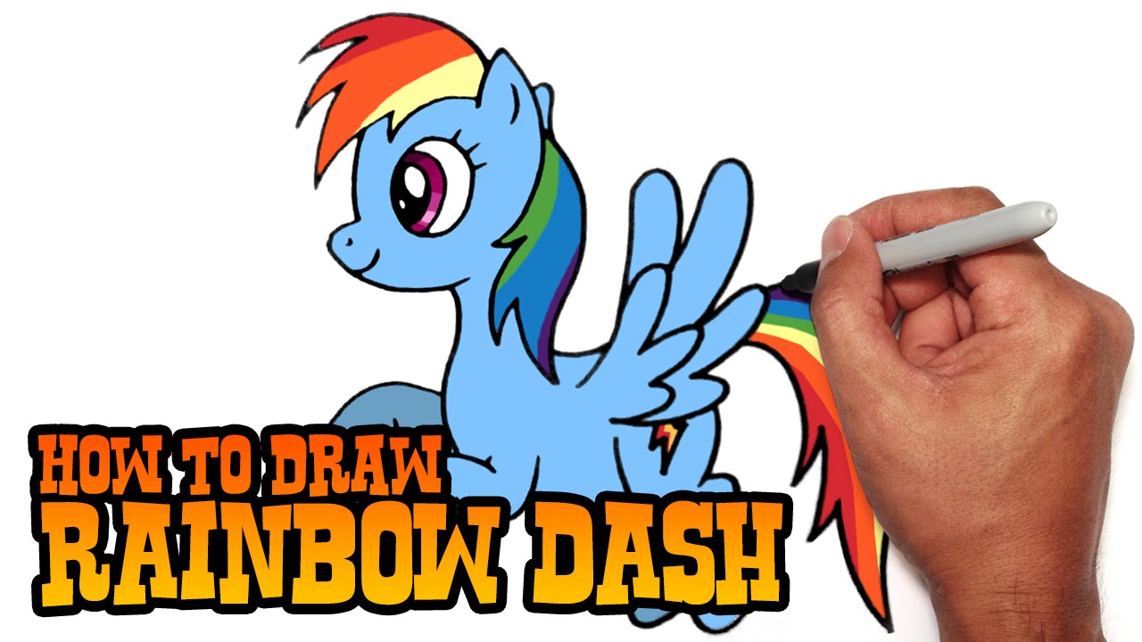 1280x720 How To Draw Rainbow Dash