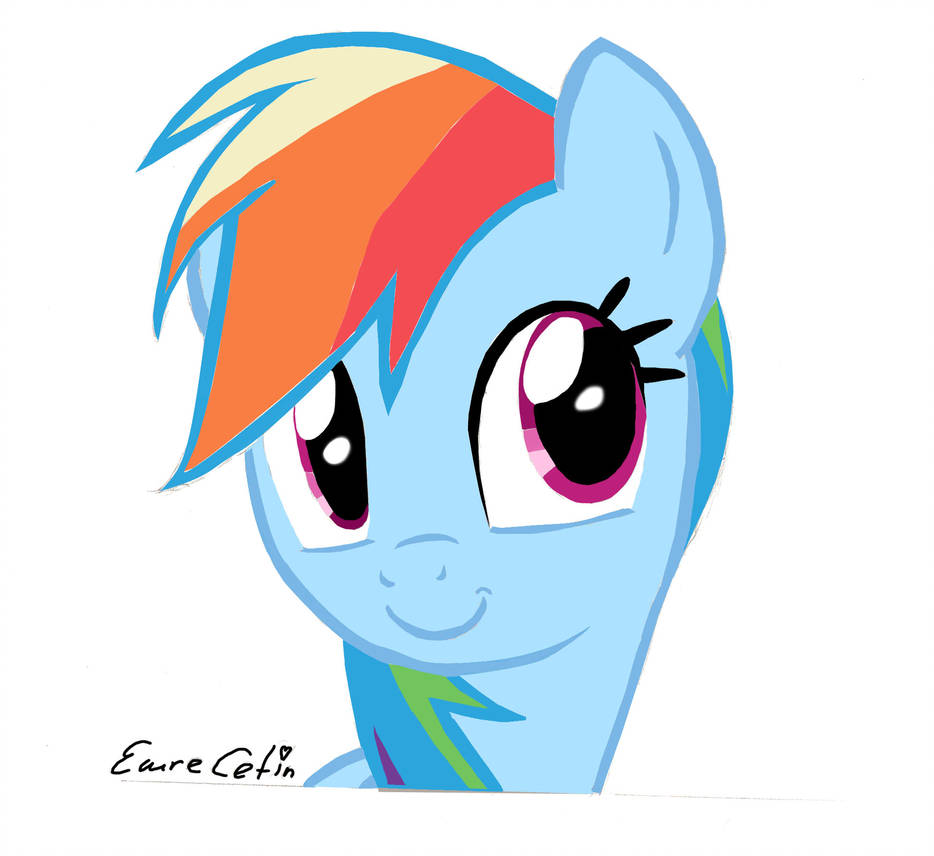 934x856 Rainbow Dash Drawing