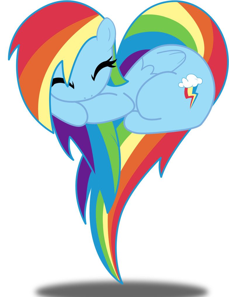 784x1019 Rainbow Dash Heart